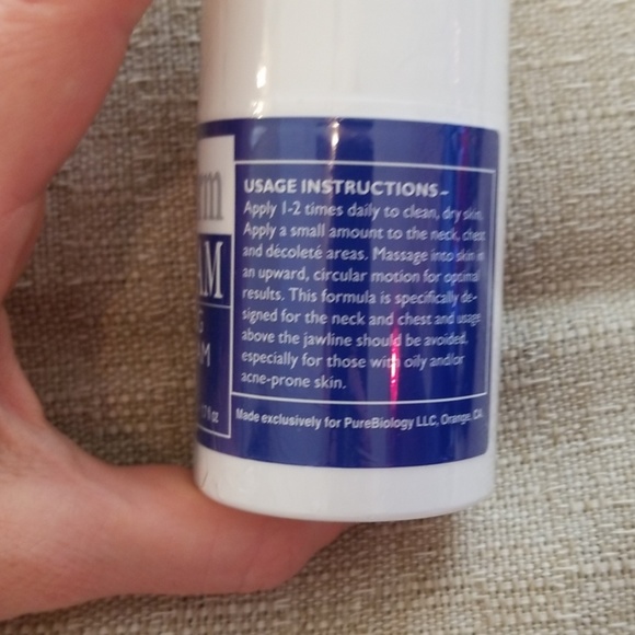 NWT PureBiology WonderFirm Neck Cream - Picture 2 of 3